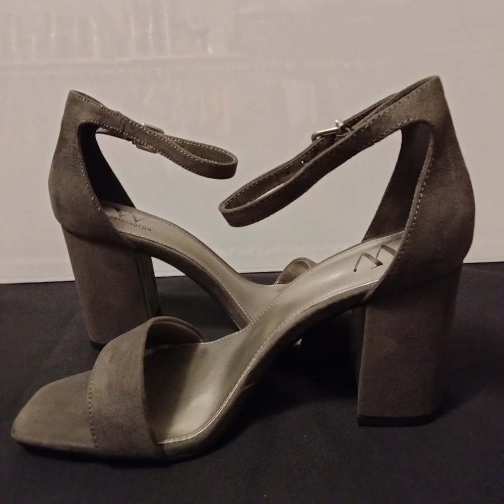 Worthington brand New high heel sandals. Color: Grey, size 8.5.